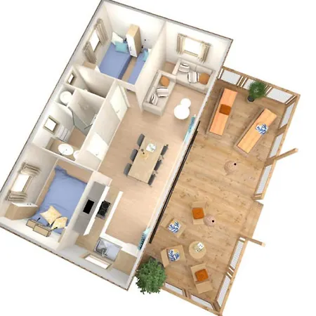 Confort 5 Pers - Terrasse Privee - Api-1-52-1605 Κάμπινγκ Le Grand-Serre